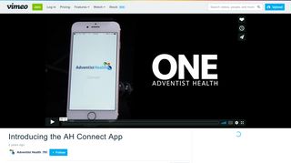 
                            10. Introducing the AH Connect App on Vimeo