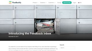 
                            4. Introducing the Feedback Inbox - Feedbackly