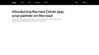 
                            11. Introducing the new Driver app, your partner on the road | Uber