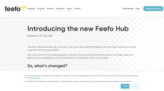 
                            5. Introducing the new Feefo Hub