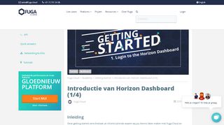 
                            9. Introductie van Horizon Dashboard - Getting Started serie (1/5) - Fuga ...