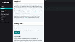 
                            3. Introduction – Poloniex API Reference