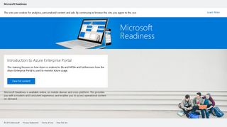 
                            6. Introduction to Azure Enterprise Portal - Microsoft Readiness