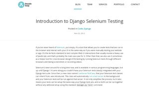 
                            5. Introduction to Django Selenium Testing | Lincoln Loop