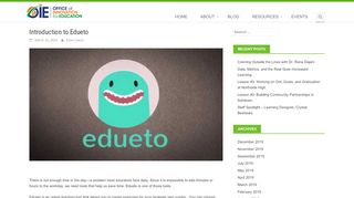 
                            11. Introduction to Edueto | OIE Blog - Office of Innovation for ...