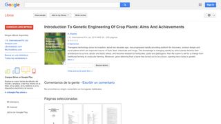 
                            13. Introduction To Genetic Engineering Of Crop Plants: Aims And ...