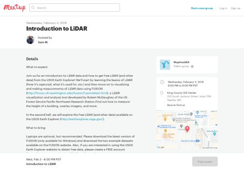 
                            10. Introduction to LiDAR | Meetup