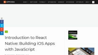 
                            12. Introduction to React Native: Building iOS Apps with JavaScript