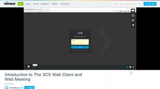 
                            11. Introduction to The 3CX Web Client and Web Meeting on ...
