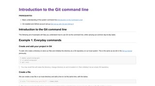 
                            6. Introduction to the git command line - codebar - Tutorials