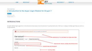 
                            5. Introduction to the Super Login Module for Drupal 7 - 3C Web Services