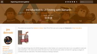 
                            8. Introduction to UI Testing with Xamarin - Expecting someone geekier