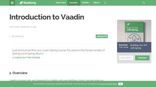 
                            11. Introduction to Vaadin | Baeldung
