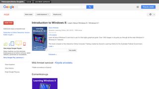 
                            10. Introduction to Windows 8: Learn About Windows 8 / Windows 8.1