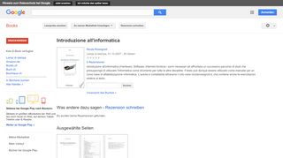 
                            7. Introduzione all'informatica - Google Books-Ergebnisseite