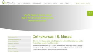 
                            7. Introkursus i 8. klasse - UUKolding