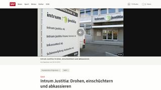 
                            7. Intrum Justitia: Drohen, einschüchtern und abkassieren - Sendungen ...