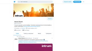 
                            12. Intrum Suomi (@IntrumSuomi) | Twitter