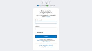 
                            2. Intuit Accounts - Sign In - Accountants
