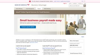 
                            8. Intuit® Online Payroll Services for Small Business - BankofAmerica