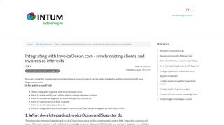 
                            7. intum - Integrating with InvoiceOcean.com - synchronizing clients and ...