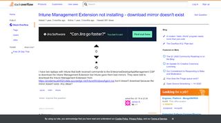
                            9. Intune Management Extension not installing - download mirror doesn ...