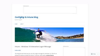 
                            10. Intune – Windows 10 Interactive Logon Message | ConfigMgr & Intune ...