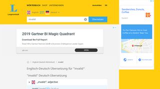 
                            10. invalid - Deutsch-Übersetzung - Langenscheidt Englisch-Deutsch ...