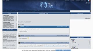 
                            12. Invalid login error - TeamLiquid