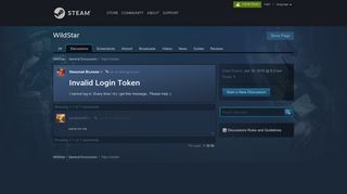 
                            4. Invalid Login Token :: WildStar General Discussions - Steam Community