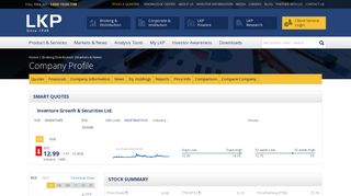 
                            8. Inventure Growth & Securities Share Price Live Today | 52 Week High ...