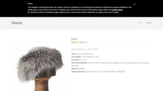 
                            8. INVERNI Online Shop Marzia - highest quality and comfort hats