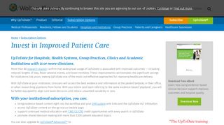 
                            6. Invest in Improved Patient Care | UpToDate