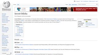 
                            10. Invest Odisha - Wikipedia