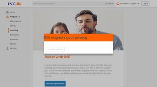 
                            3. Invest with ING | ING Belgium