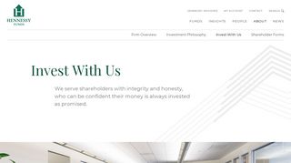 
                            3. Invest With Us | Hennessy Funds