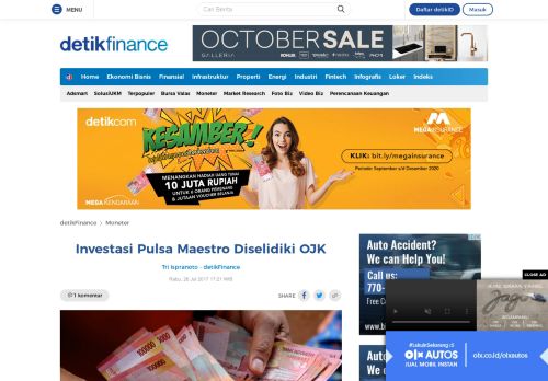 
                            8. Investasi Pulsa Maestro Diselidiki OJK - Detik Finance