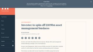 
                            7. Investec to spin off £109bn asset management business - Financial ...