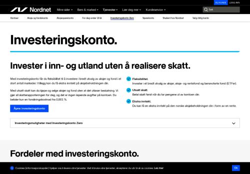 
                            9. Investeringskonto Zero - Nordnet