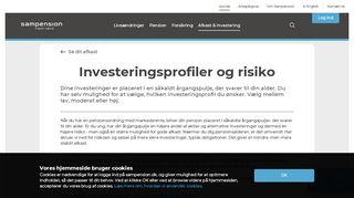 
                            13. Investeringsprofiler og risiko - Sampension