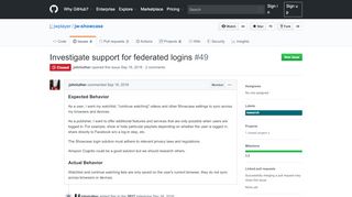 
                            13. Investigate support for federated logins · Issue #49 · jwplayer/jw ...