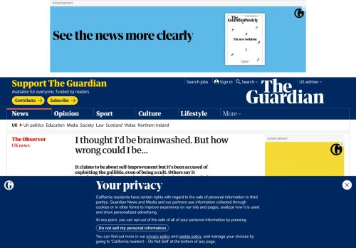 
                            11. Investigation: is the Landmark Forum a cult? | UK news | The Guardian