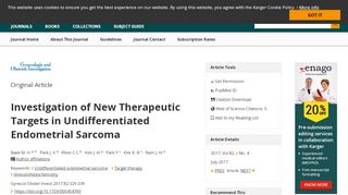 
                            3. Investigation of New Therapeutic Targets in Undifferentiated ...