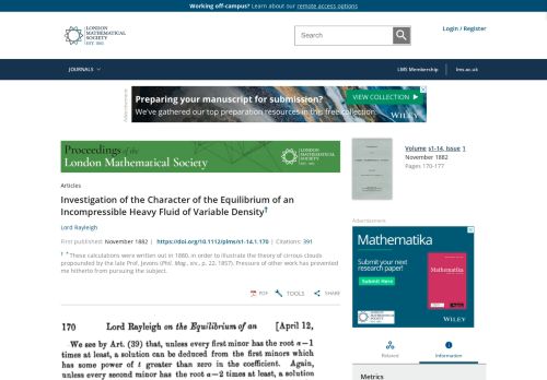 
                            11. Investigation of the Character of the Equilibrium of an Incompressible ...