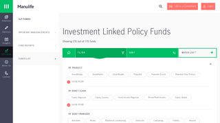 
                            4. Investment-linked policy funds - Manulife Singapore