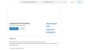 
                            13. Investment Punk Academy | LinkedIn