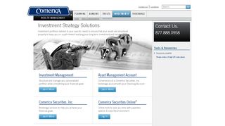 
                            2. Investment Services | Comerica