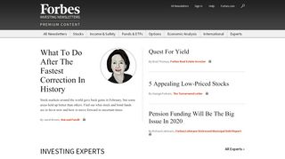 
                            5. Investment Strategies, Advice & Newsletters | Forbes Premium ...