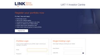 
                            11. Investor Centre | Link Market Services