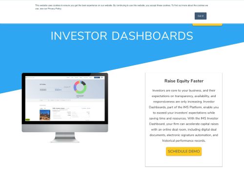 
                            7. Investor Dashboards - Investor Management Services